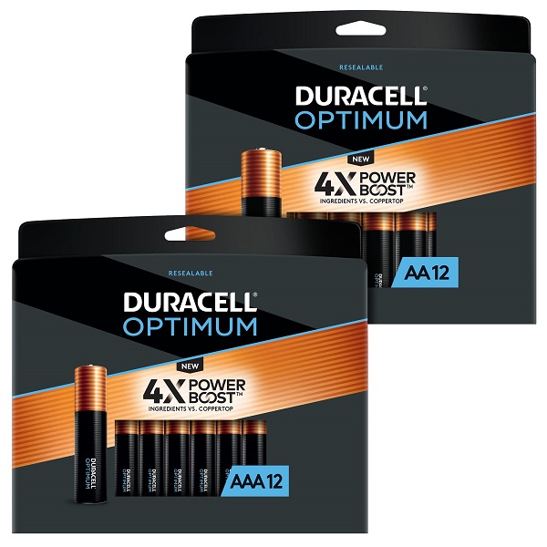 Free Duracell Optimum AA/AAA Batteries Whole Mom